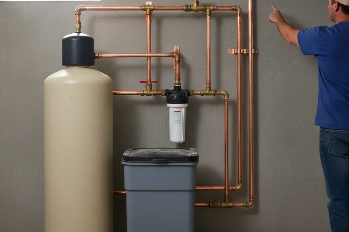 Whole-house water treatment system installed in California City